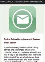 Email Lookup Search Tip screenshot 1