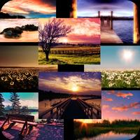 Cool Sunset Wallpapers Affiche