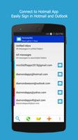 Connect to Hotmail Outlook App Plakat