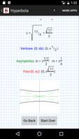 Conic Sections Solver capture d'écran 1