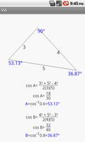 Law of Sines and Cosines Free screenshot 1