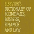 Economics Terms Dictionary-icoon