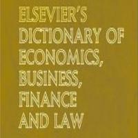 Economics Terms Dictionary Affiche
