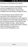 San Roque College de Cebu Parent Access capture d'écran 2