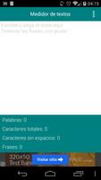 Medidor de Textos Poster