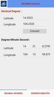 1 Schermata แปลงค่าพิกัดภูมิศาสตร์ DMS-DD