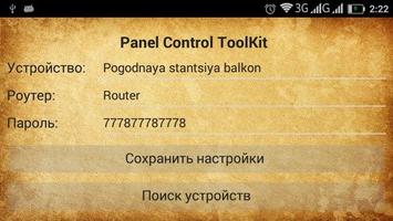Panel Control ToolKit esp8266 poster
