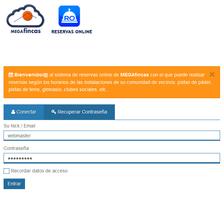 Reservas OnLine (ALC) capture d'écran 2