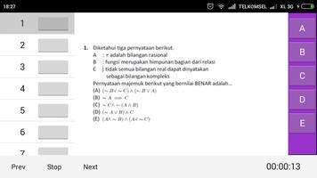 SIMULASI SBMPTN SAINTEK SEKATA ảnh chụp màn hình 1