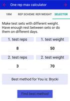 Smart 1RM Calculator screenshot 3