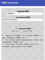ISBN Converter screenshot 1