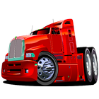 Car truck games for kids: free icône
