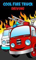 Cool Fire Truck الملصق