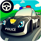 Cop car games for little kids Zeichen