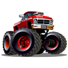 Monster truck games free icon