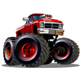 Monster truck games free ícone