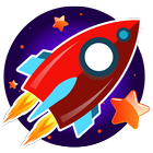 Rocket games for kids free icône