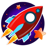 Rocket games for kids free 图标