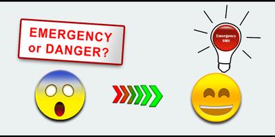 Emergency SMS poster