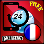 France Emergency numbers ไอคอน