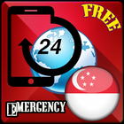 Singapore Emergency Calls-icoon