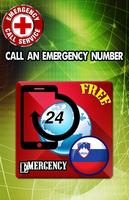 Slovenia Emergency Number poster