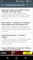 EminemShow News スクリーンショット 2