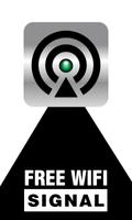 Free wifi signal poster