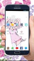 Live Wallpaper of Emilia Anime 스크린샷 3