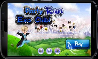 Party Run Exo Chibi تصوير الشاشة 1