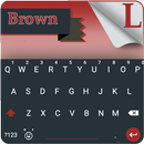 Emoji AndroidL Brown Keyboard APK