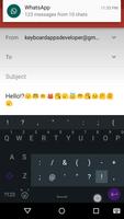 Purple Emoji AndroidL Keyboard تصوير الشاشة 1