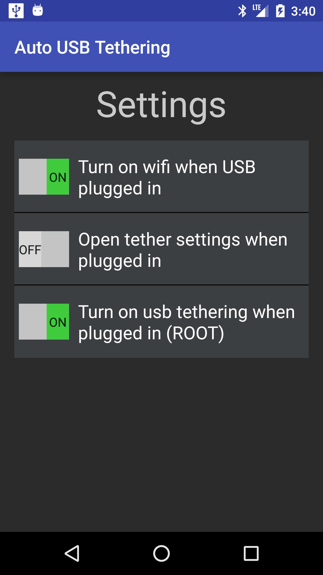 Auto USB Tethering for Android - APK Download