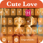Cute Love Keyboard Theme 圖標