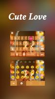 Cute Love Keyboard Theme 海報