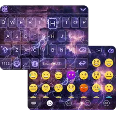 Thunderstorm Emoji iKeyboard APK download