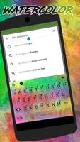 WaterColor Emoji iKeyboard постер