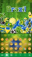 Brazil 2016 Emoji iKeyboard capture d'écran 1