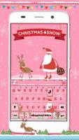 Christmas Snow Emoji Keyboard Affiche
