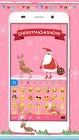 1 Schermata Christmas Snow Emoji Keyboard