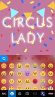 Circus Emoji iKeyboard Theme স্ক্রিনশট 1