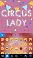 Circus Emoji iKeyboard Theme capture d'écran 1