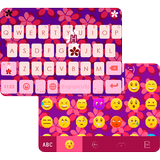 Flower Pattern Theme Zeichen