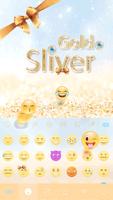 2 Schermata Gold & Sliver Emoji Keyboard