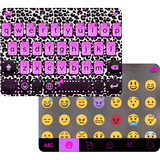 Glitter Cheetah Emoji Keyboard أيقونة