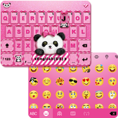 Lovely Panda iKeyboard Theme 아이콘
