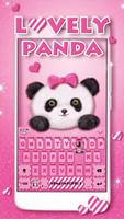 Lovely Panda iKeyboard Theme โปสเตอร์