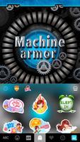 Machine Armor Emoji Keyboard اسکرین شاٹ 3