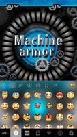 Machine Armor Emoji Keyboard اسکرین شاٹ 1