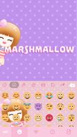 Marshmallow ☁️ iKeyboard Theme スクリーンショット 1